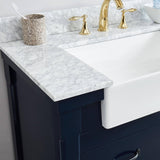 Bathroom Vanity in Navy Blue With Sink - Premium Farmington Family