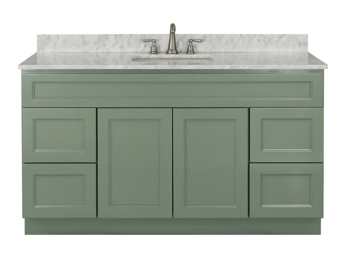 Bathroom Vanity Without Sink - Forest Green - BUILDMYPLACE