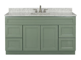 Bathroom Vanity Without Sink - Forest Green - BUILDMYPLACE