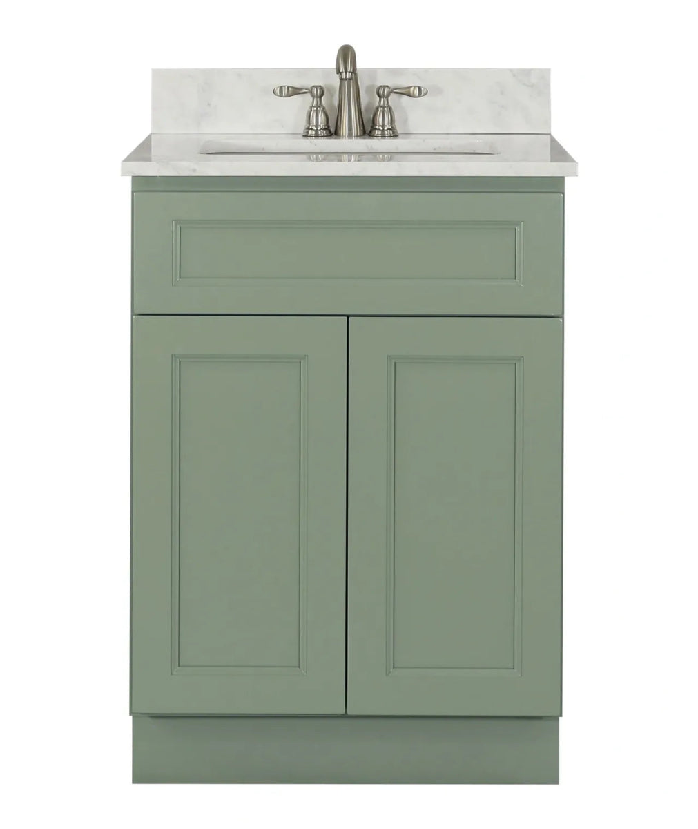 Bathroom Vanity Without Sink - Forest Green - BUILDMYPLACE