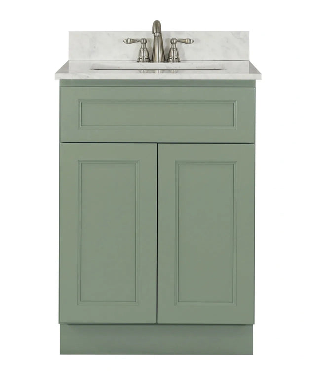 Bathroom Vanity Without Sink - Forest Green - BUILDMYPLACE