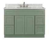 Bathroom Vanity Without Sink - Forest Green - BUILDMYPLACE