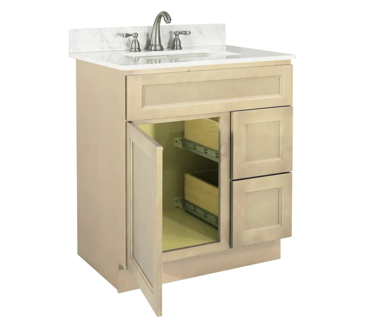 Bathroom Vanity Without Sink - Sandalwood - BUILDMYPLACE