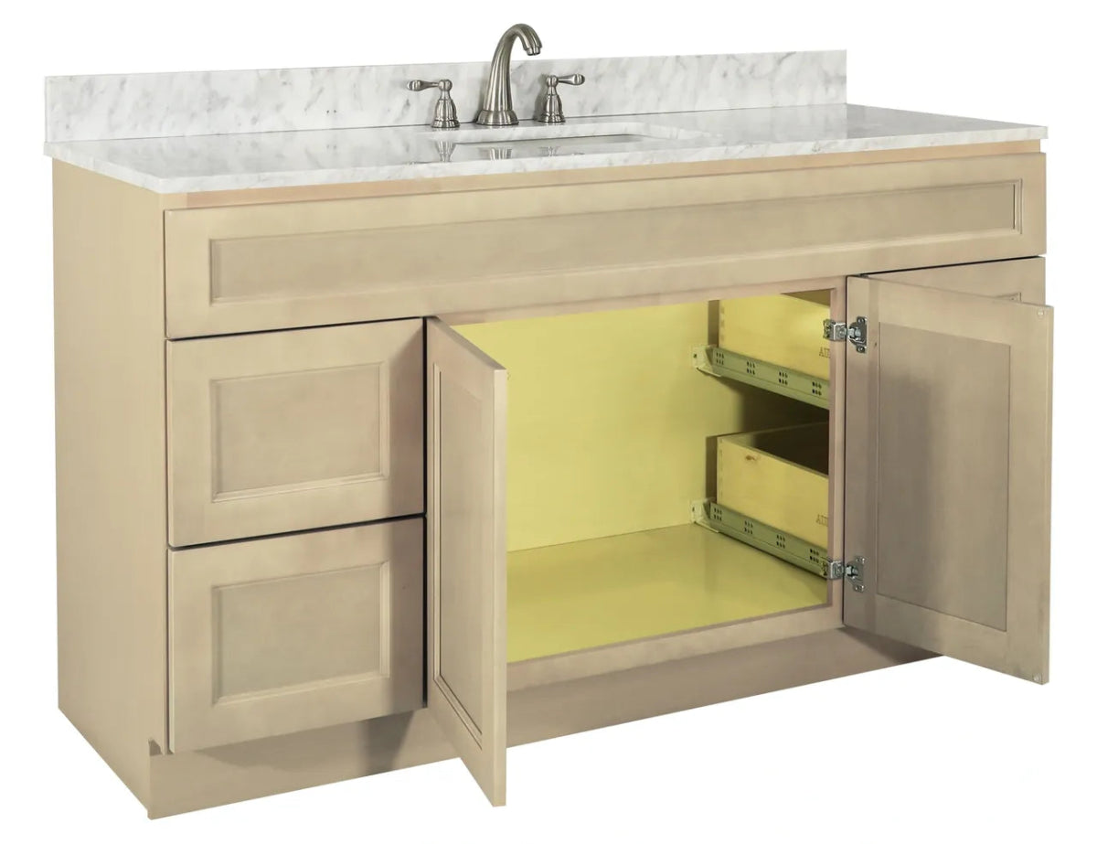 Bathroom Vanity Without Sink - Sandalwood - BUILDMYPLACE