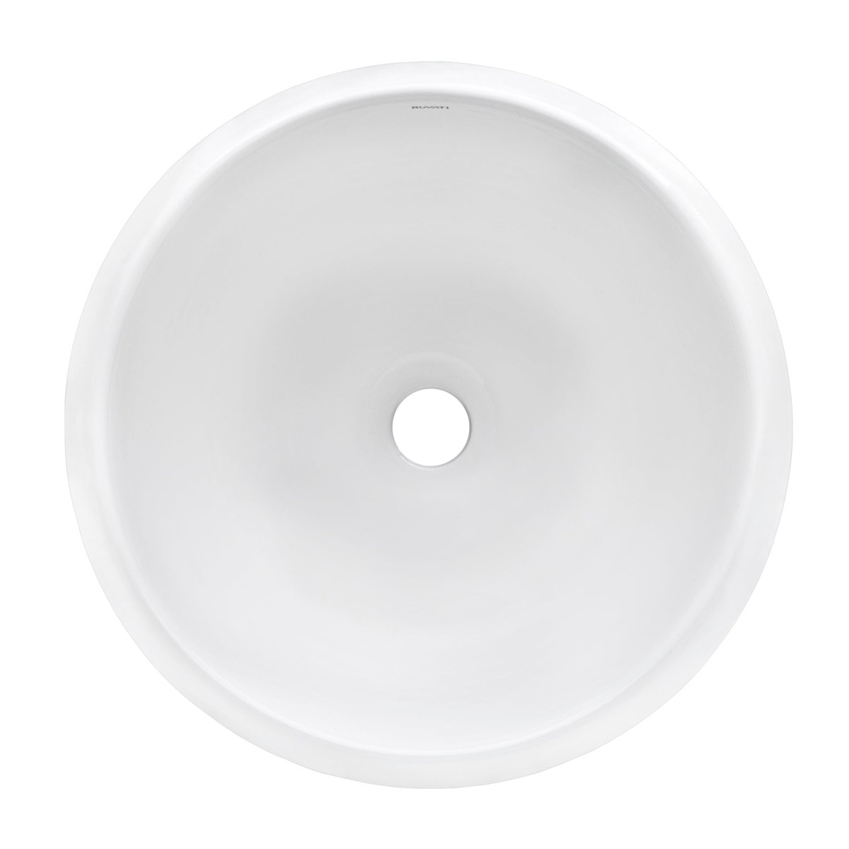 Bathroom Vessel Sink Round White Circular Above Counter Porcelain Ceramic - BUILDMYPLACE