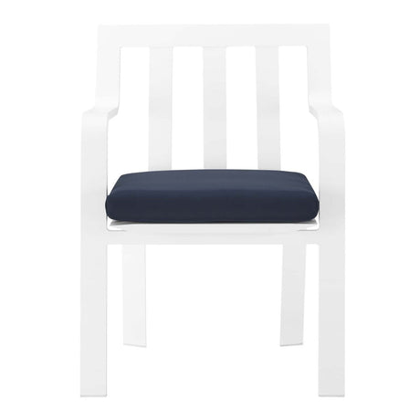 Baxley Stackable Outdoor Patio Aluminum Dining Armchair - BUILDMYPLACE