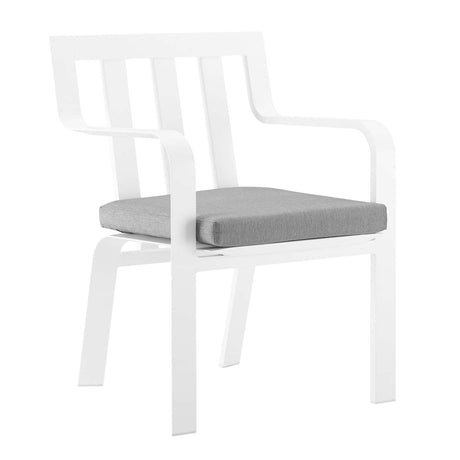 Baxley Stackable Outdoor Patio Aluminum Dining Armchair - BUILDMYPLACE