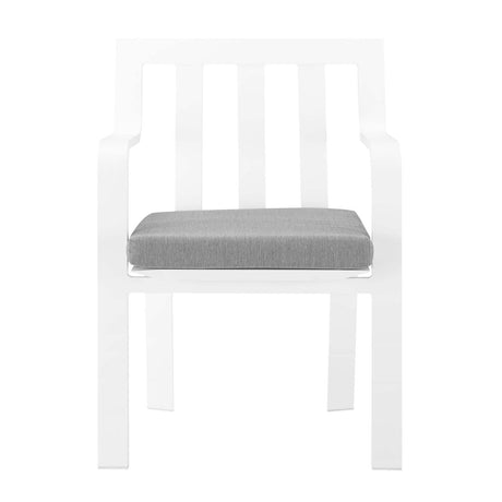 Baxley Stackable Outdoor Patio Aluminum Dining Armchair - BUILDMYPLACE