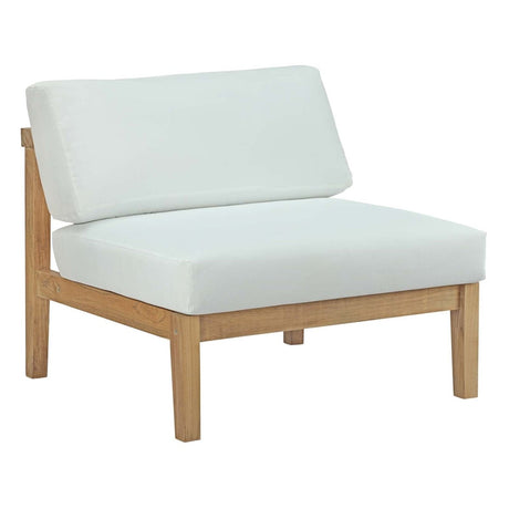Bayport 4 Piece Armless Outdoor Patio Teak Set - BUILDMYPLACE