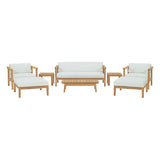 Bayport 8 Piece Outdoor Patio Teak Set - BUILDMYPLACE