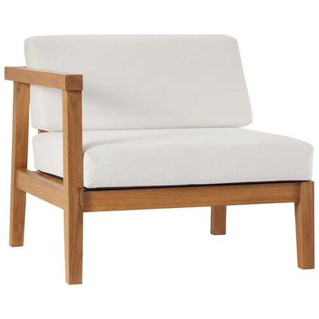 Bayport Outdoor Patio Teak Wood 2 - Seater Loveseat - BUILDMYPLACE