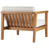 Bayport Outdoor Patio Teak Wood 2 - Seater Loveseat - BUILDMYPLACE