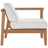 Bayport Outdoor Patio Teak Wood Right - Arm Chair - BUILDMYPLACE