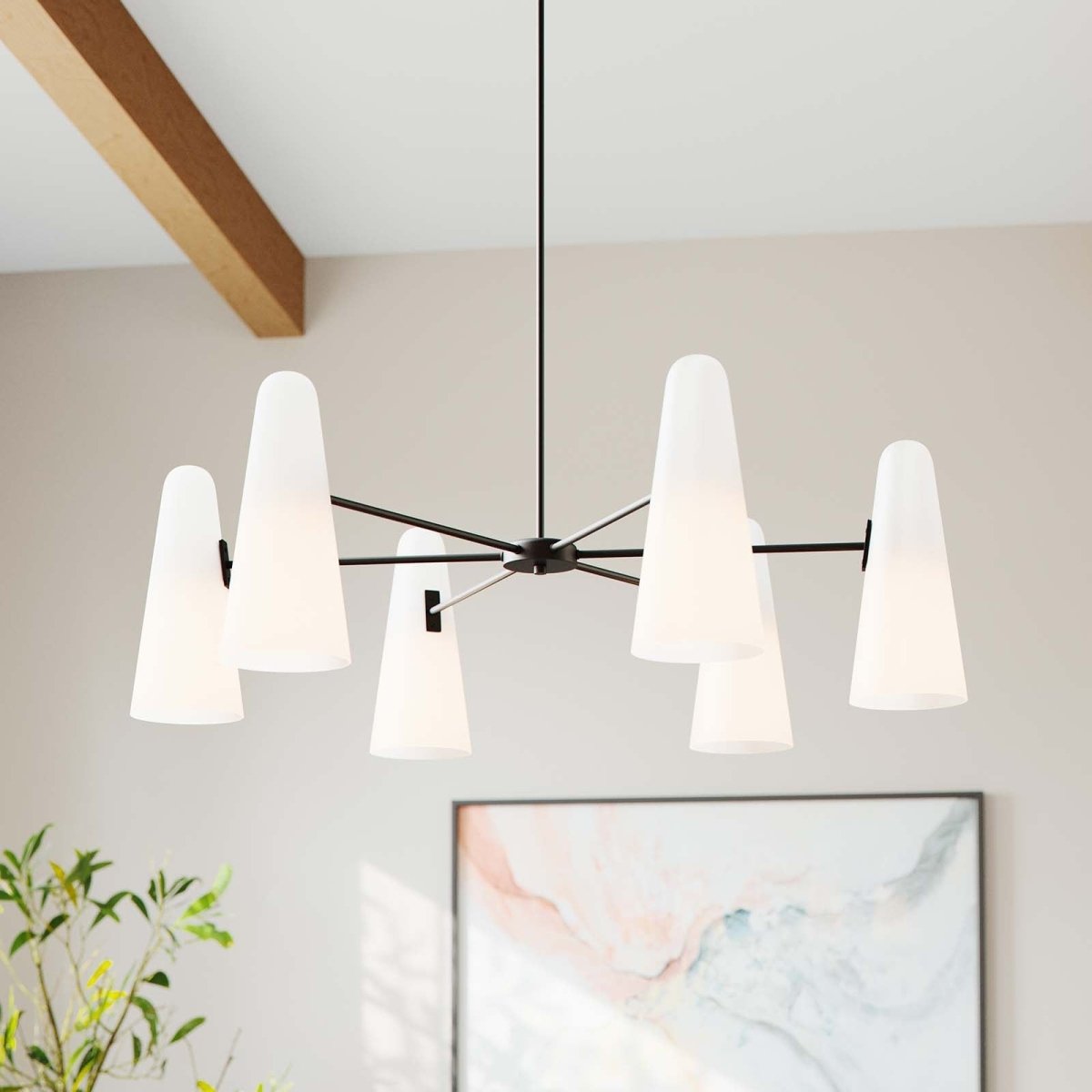 Beacon 6 - Light Chandelier - BUILDMYPLACE