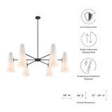 Beacon 6 - Light Chandelier - BUILDMYPLACE