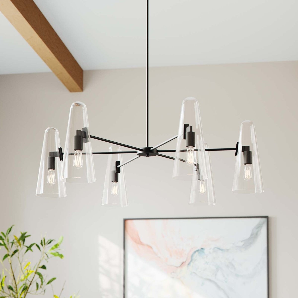 Beacon 6 - Light Chandelier - BUILDMYPLACE