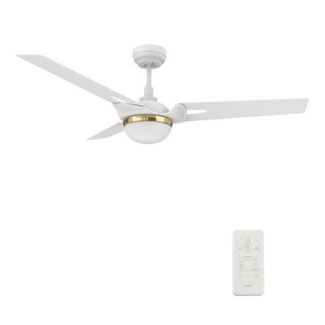 BEDFORD 52 inch 3 - Blade Smart Ceiling Fan with LED Light & Remote - LEDMyPlace