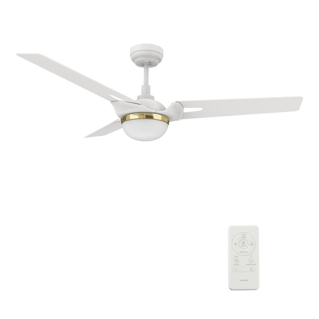 BEDFORD 52 inch 3 - Blade Smart Ceiling Fan with LED Light & Remote - LEDMyPlace