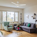 BEDFORD 52 inch 3 - Blade Smart Ceiling Fan with LED Light & Remote - LEDMyPlace