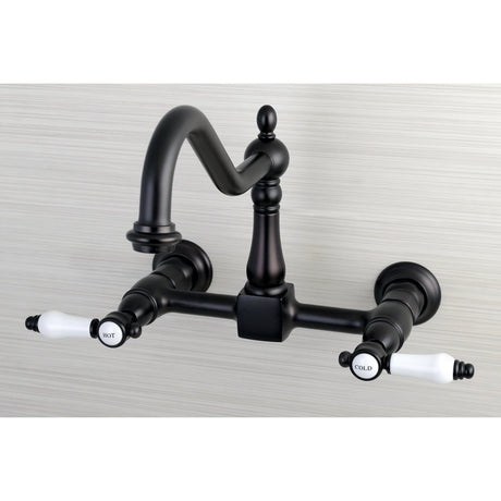 Bel - Air Wall Mount Bridge Kitchen Faucet - BUILDMYPLACE