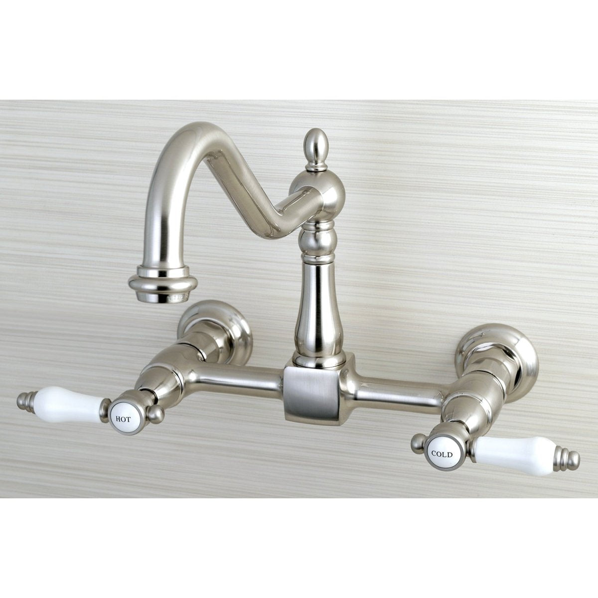 Bel - Air Wall Mount Bridge Kitchen Faucet - BUILDMYPLACE