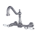 Bel - Air Wall Mount Bridge Kitchen Faucet - BUILDMYPLACE