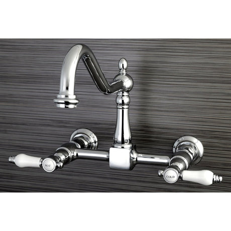 Bel - Air Wall Mount Bridge Kitchen Faucet - BUILDMYPLACE