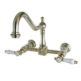 Bel - Air Wall Mount Bridge Kitchen Faucet - BUILDMYPLACE