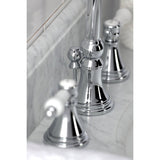 Bel Air Widespread Bathroom Faucet with Brass Pop Up - BUILDMYPLACE