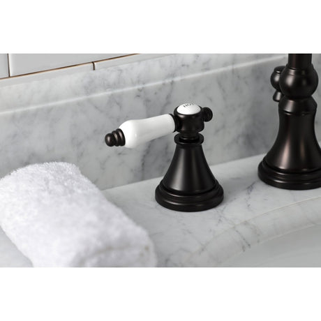 Bel Air Widespread Bathroom Faucet with Brass Pop Up - BUILDMYPLACE