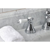 Bel Air Widespread Bathroom Faucet with Brass Pop Up - BUILDMYPLACE