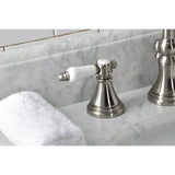 Bel Air Widespread Bathroom Faucet with Brass Pop Up - BUILDMYPLACE