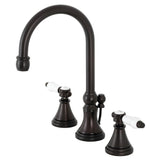 Bel Air Widespread Bathroom Faucet with Brass Pop Up - BUILDMYPLACE