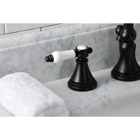 Bel Air Widespread Bathroom Faucet with Brass Pop Up - BUILDMYPLACE