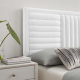 Believe Channel Tufted Performance Velvet Full/Queen Headboard - BUILDMYPLACE
