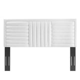 Believe Channel Tufted Performance Velvet King/California King Headboard - BUILDMYPLACE