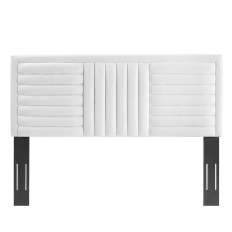 Believe Channel Tufted Performance Velvet King/California King Headboard - BUILDMYPLACE