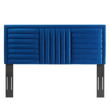 Believe Channel Tufted Performance Velvet Twin Headboard - BUILDMYPLACE