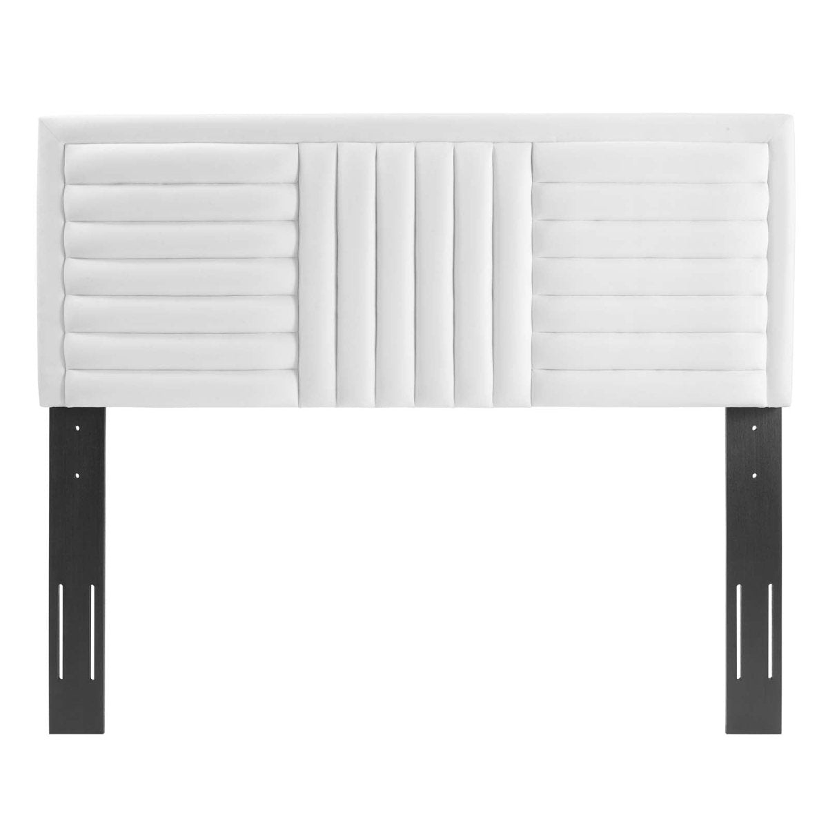 Believe Channel Tufted Performance Velvet Twin Headboard - BUILDMYPLACE