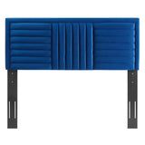 Believe Channel Tufted Performance Velvet Twin Headboard - BUILDMYPLACE