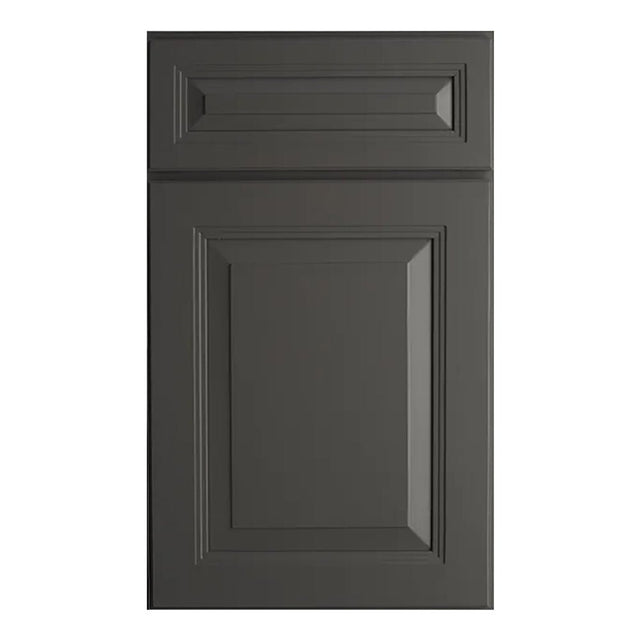 Belmont Grey - 12" Height Single Door Wall Cabinets - 15"W x 12"H x 12"D - Pre Assembled - BUILDMYPLACE