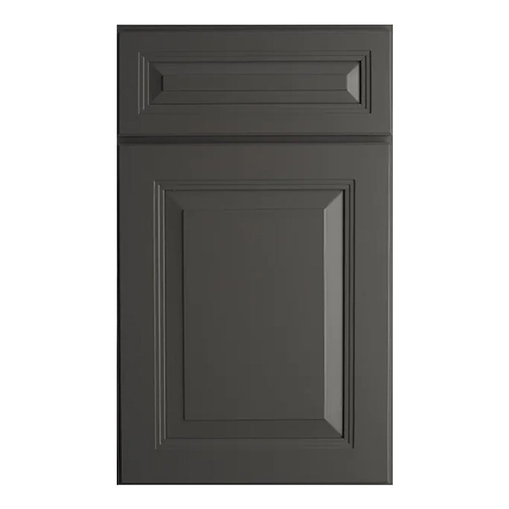 Belmont Grey - 12" Height Single Door Wall Cabinets - 24"W x 12"H x 12"D - Pre Assembled - BUILDMYPLACE