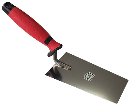 Berner Trowel 4 - 3/4 in. 120mm. Soft Grip stainless Steel - BUILDMYPLACE