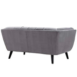 Bestow Performance Velvet Loveseat - BUILDMYPLACE