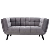 Bestow Performance Velvet Loveseat - BUILDMYPLACE