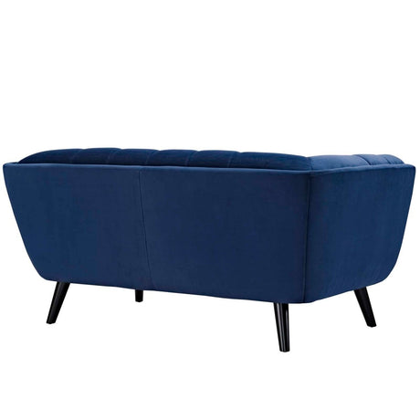 Bestow Performance Velvet Loveseat - BUILDMYPLACE