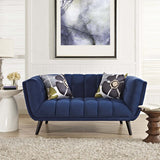 Bestow Performance Velvet Loveseat - BUILDMYPLACE