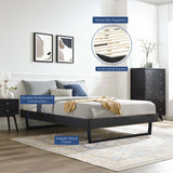 Billie Full Wood Platform Bed Frame - BUILDMYPLACE