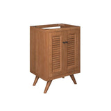 Birdie Natural Teak Wood Bathroom Vanity Cabinet (Sink Basin Not Included) - BUILDMYPLACE