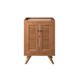 Birdie Natural Teak Wood Bathroom Vanity Cabinet (Sink Basin Not Included) - BUILDMYPLACE